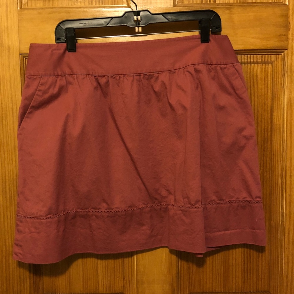 Earthy Pink A-Line FALL Skirt
